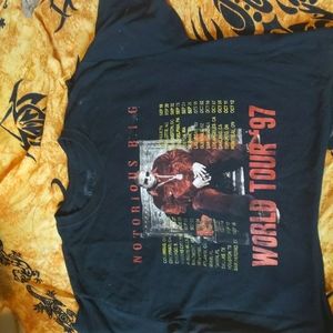 Notorious big cropped shirt